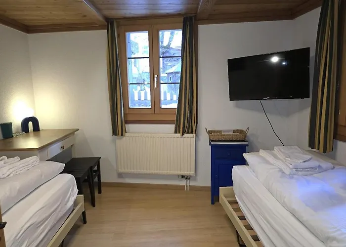 Heimatkunst 02, Klassisches Walliser Chalet, Teilrenoviert, Zentral アパート *